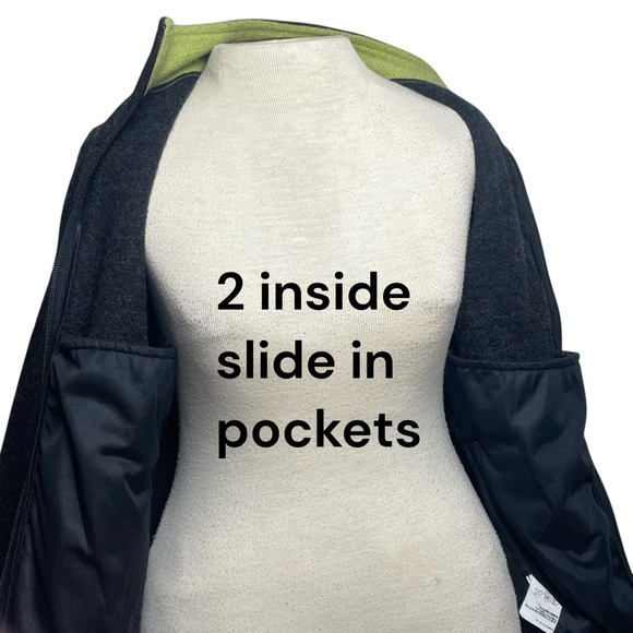 Ibex 100% Merino Wool Jacket Sweater Charcoal Gray Full Zip Fitted USA Made Med - Picture 13 of 16